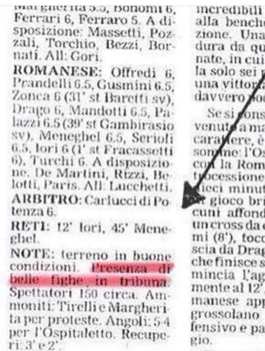 Ahhhhh il sano giornalismo.....quello bello