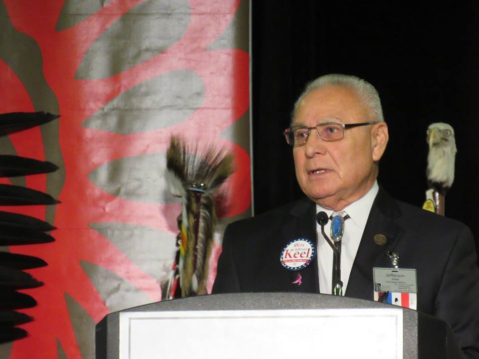 nativenews_net's tweet photo. Jefferson Keel Elected President of National Congress of American Indians https://t.co/2MlfNV0YEq https://t.co/5UJi0oR9Vq