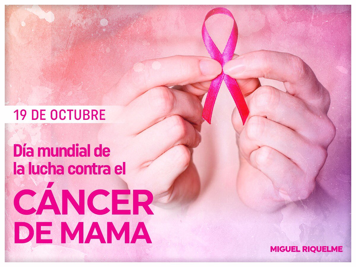 mrikelme's tweet photo. Cada 19 de octubre se celebra el Día Mundial contra el Cáncer de Mama. La prevención es el mejor tratamiento. #DíaMundialdelCáncerdeMama https://t.co/ZdAz1DawmR