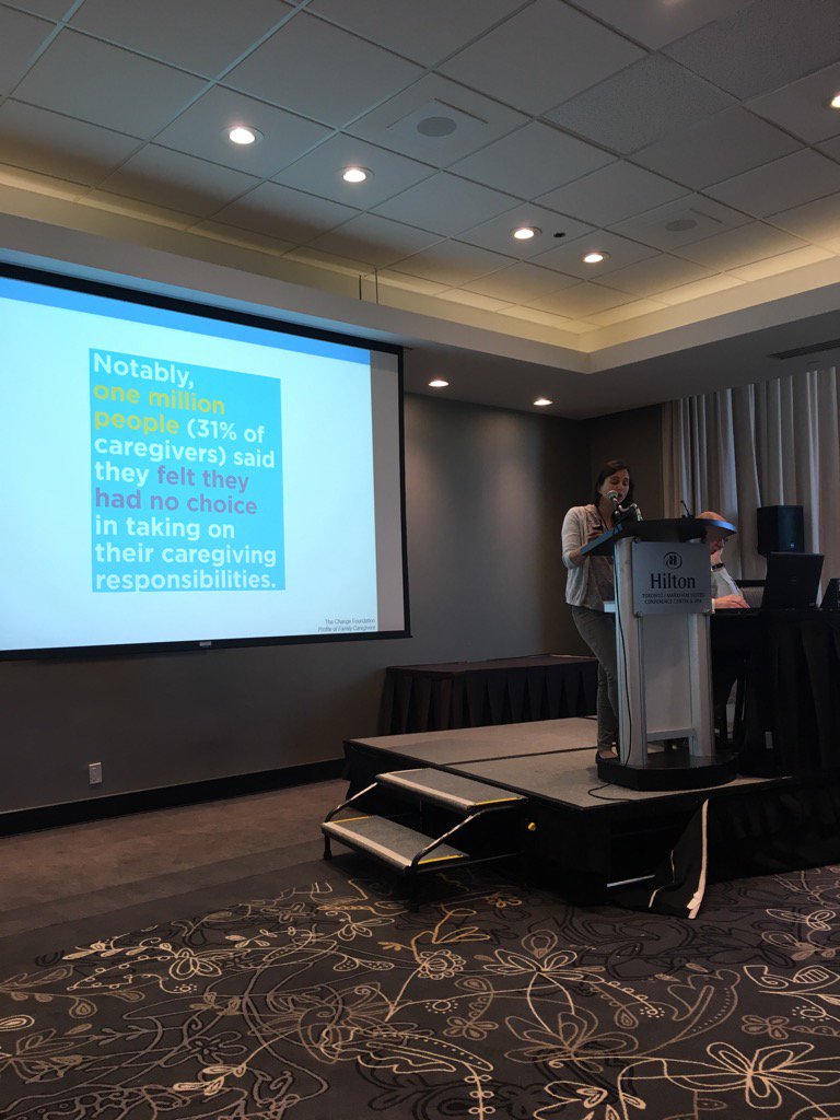 C_Haanstra's tweet photo. Einat Danieli from @ENRICHES_TO doing the final of our 3 speed sessions on #caregivers. #OCSA2017 https://t.co/qgSMKYmpMF