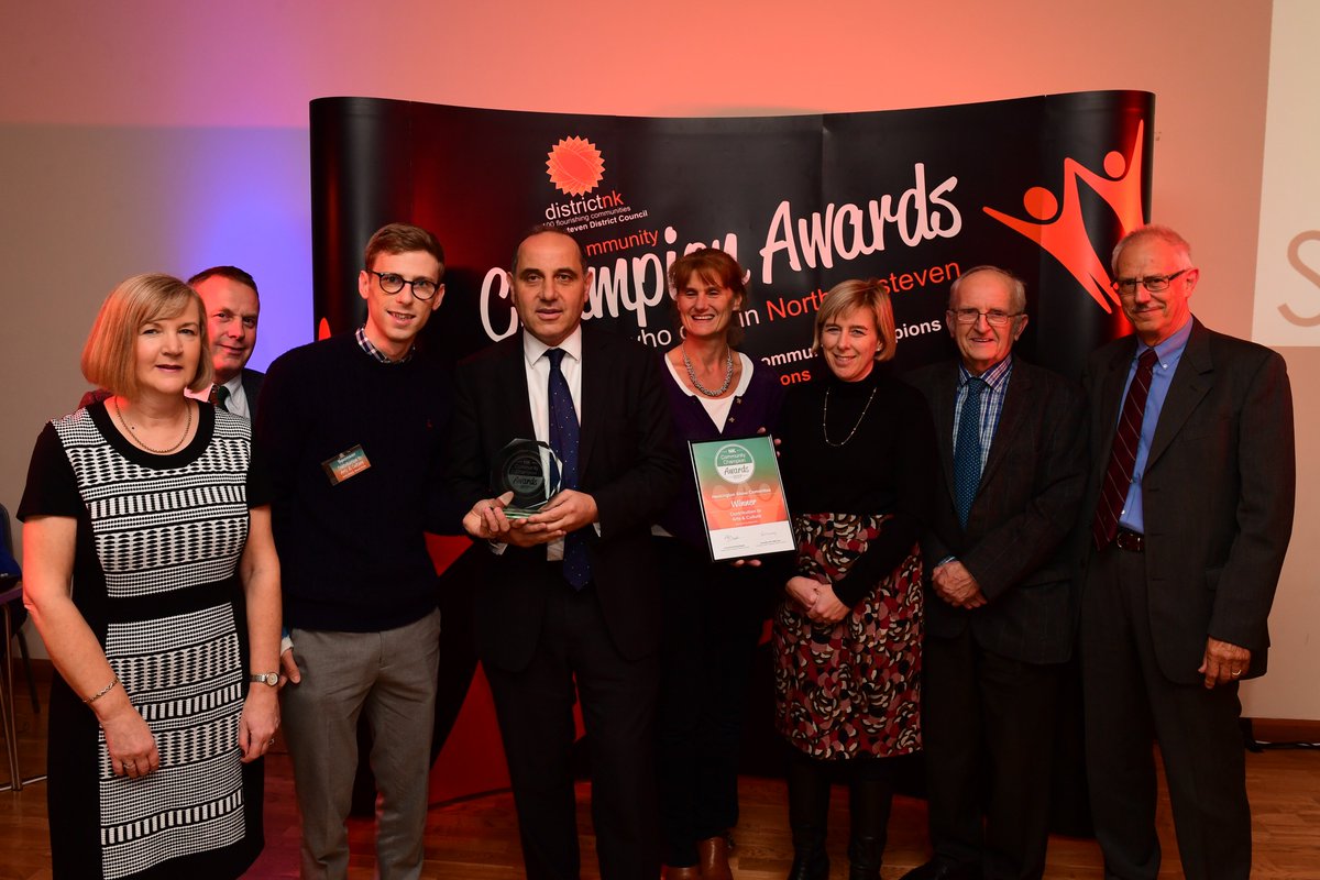 NorthKestevenDC's tweet photo. #NKChampions The Contribution to Arts &amp; Culture Award goes to... Heckington Show Committee! https://t.co/HXW5ApaRTt