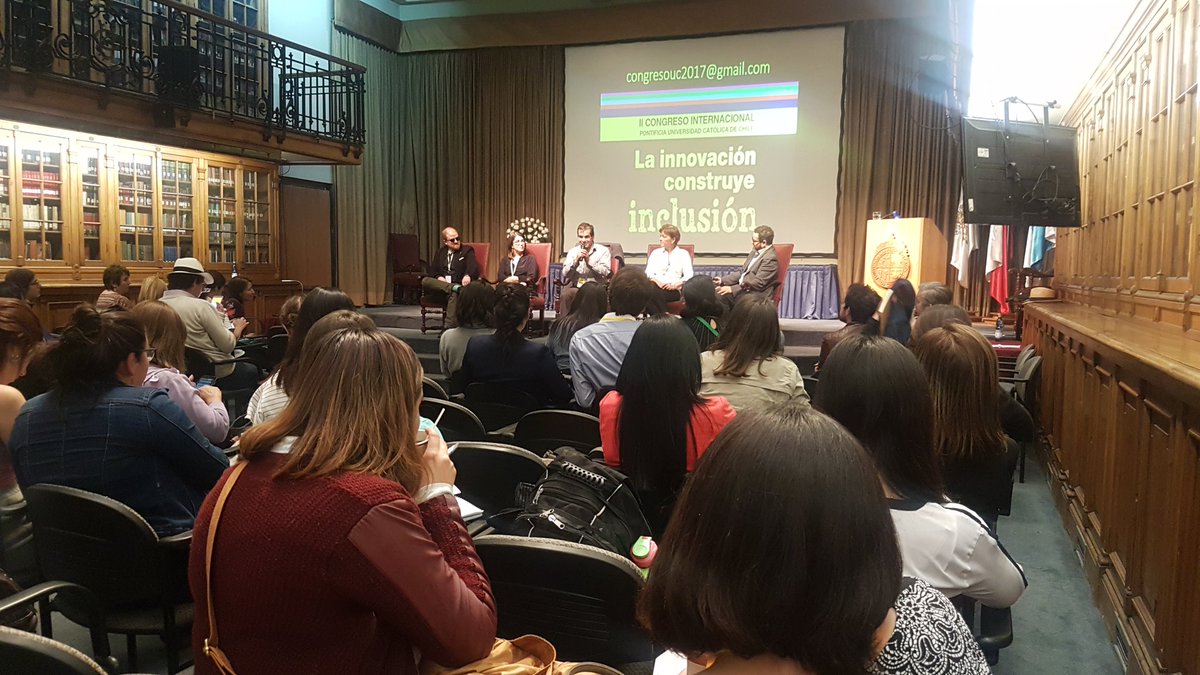 TSocialUC's tweet photo. AHORA|Conversatorio
Cómo las tecnologías construyen #Inclusion ?
Participan @ciudadaccesible @LazarilloApp @leolentocl @CEDETi_UC https://t.co/Gn5nWqtz7p