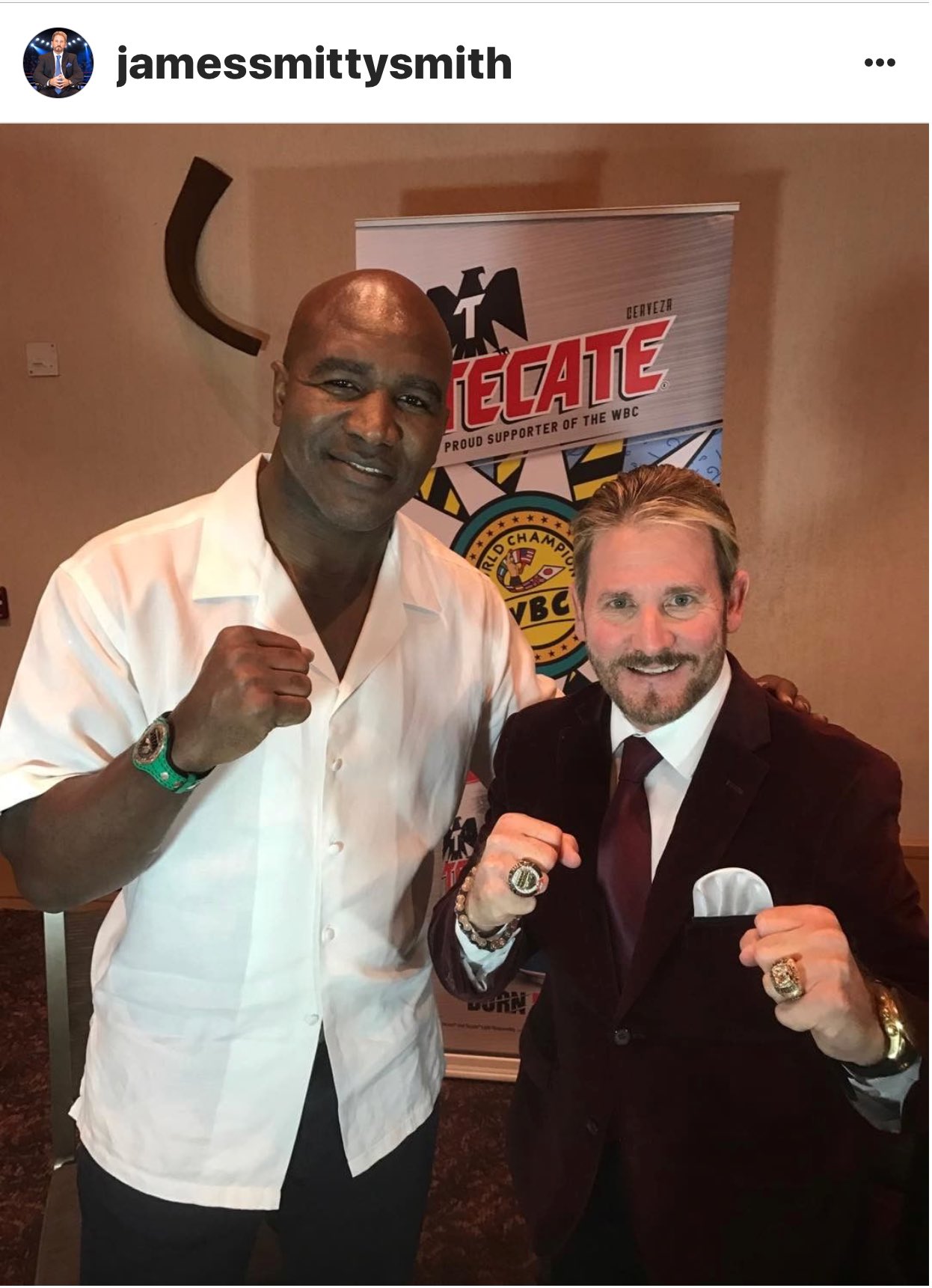 Happy Birthday to The Real Deal Evander Holyfield.      