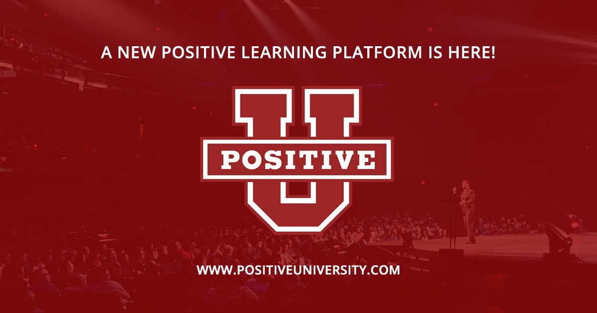 JonGordon11's tweet image. Positive U is ready for YOU! Join for free at PositiveUniversity.com