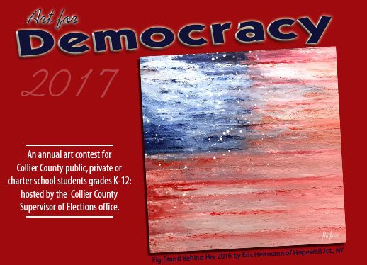 CollierVotes's tweet photo. ATTN student artists: Art for Democracy entries are due by Thurs, Nov. 16! Learn more at https://t.co/6WgGv2yrdi! #SWFLart #NaplesART https://t.co/sisDCoxjLR