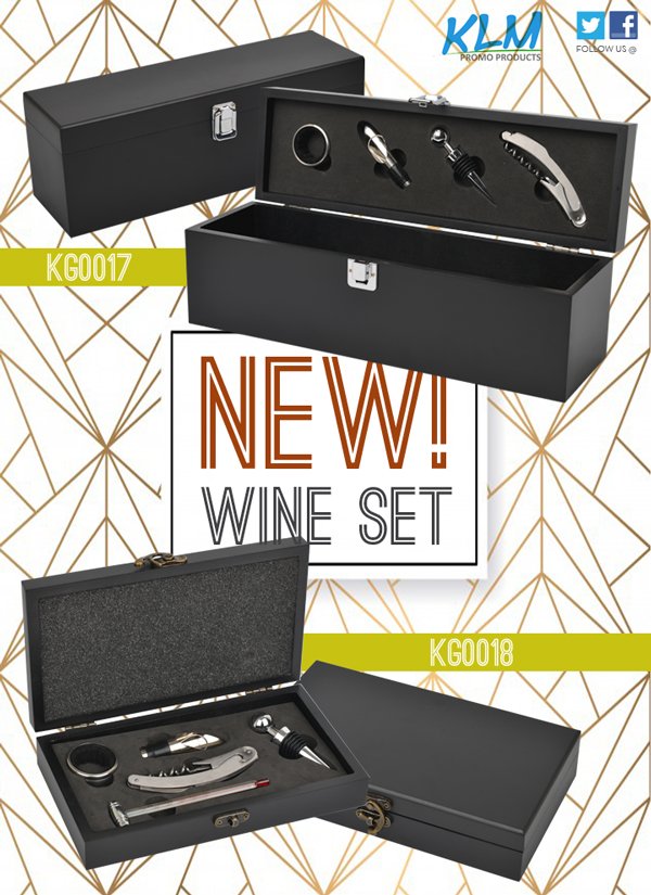We are introducing our new wine sets, KG0017 and KG0018!