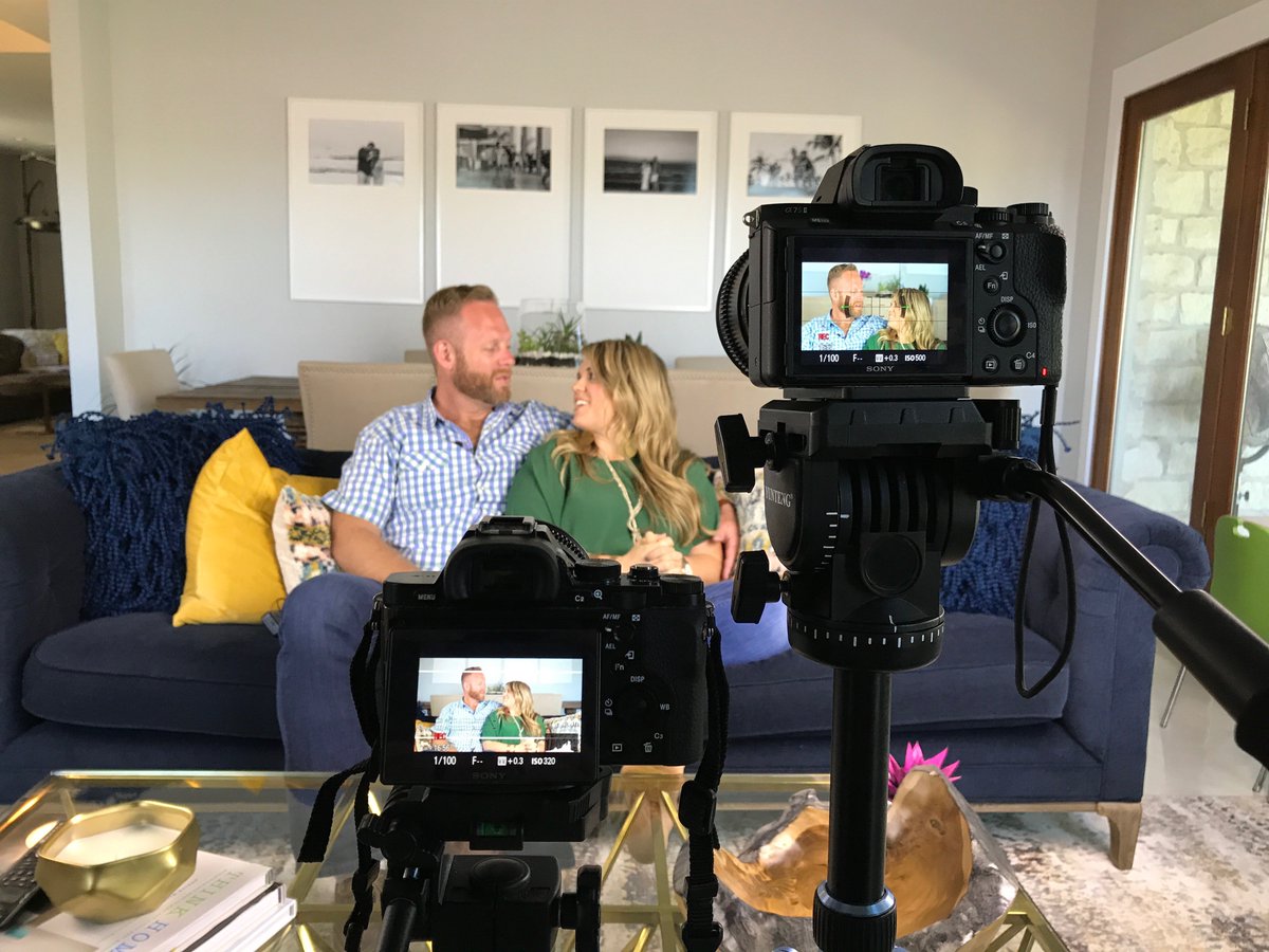 We really enjoyed working w/ this wonderful couple. Look forward to seeing the final product! #austinvideographers #austinfamily #atx