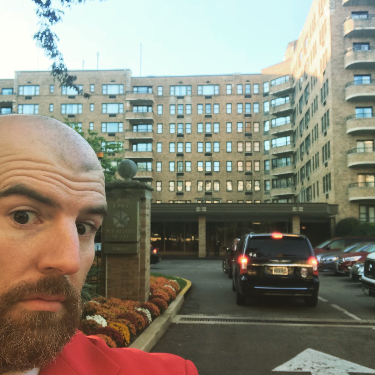 CapCityShowcase's tweet photo. Day 11 of #HauntedDC with @HuntsterDC Today’s spooky spot: Omni Shoreham, home of @ShorehamGhost Our #ScreaminHalloween show is Sat 10/28 at @MasonInnDC with @funnydanny from @1067theFan, #DrBadLove @GarveyComedy @Meeshelmybell @RHLevitin Tix: https://t.co/bhpHFmrI5c https://t.co/QD5gPRWYHG