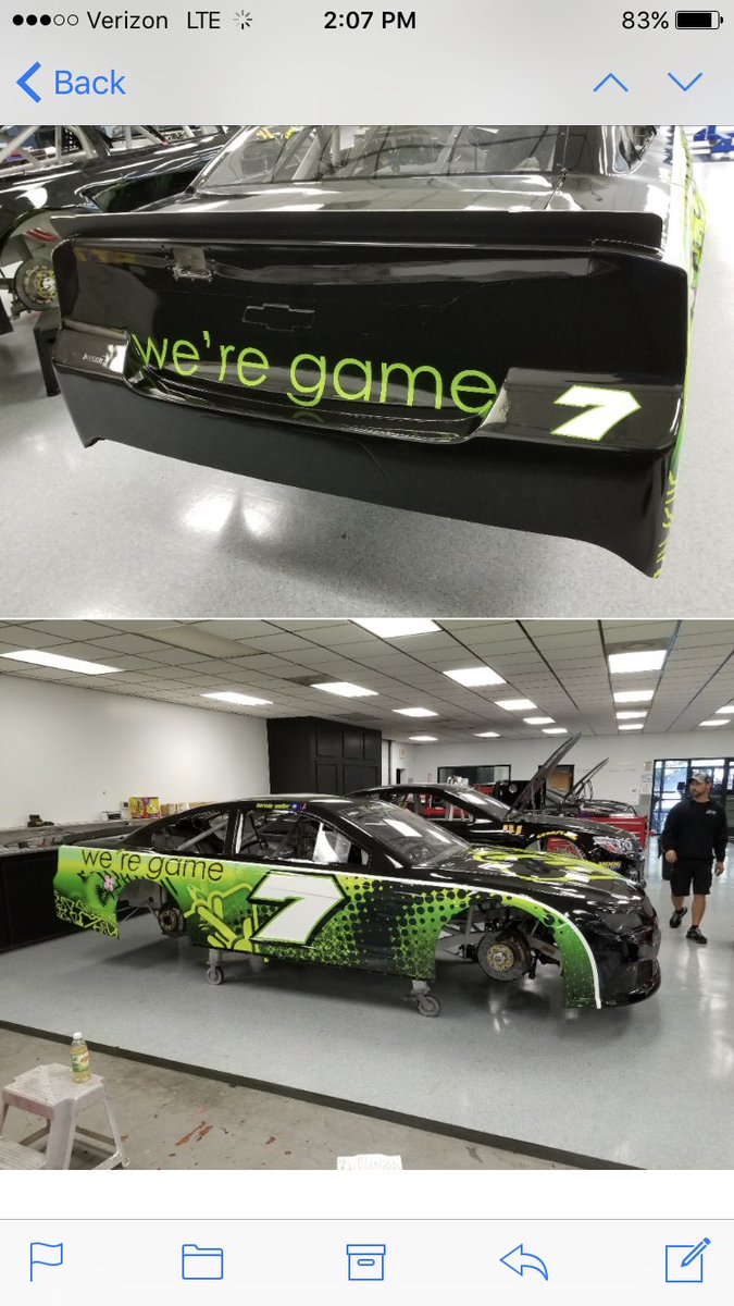 HermieSadler's tweet photo. Honored to drive this next weekend for @VirginiaLottery at @MartinsvilleSwy !! https://t.co/fUPkDDVl4T