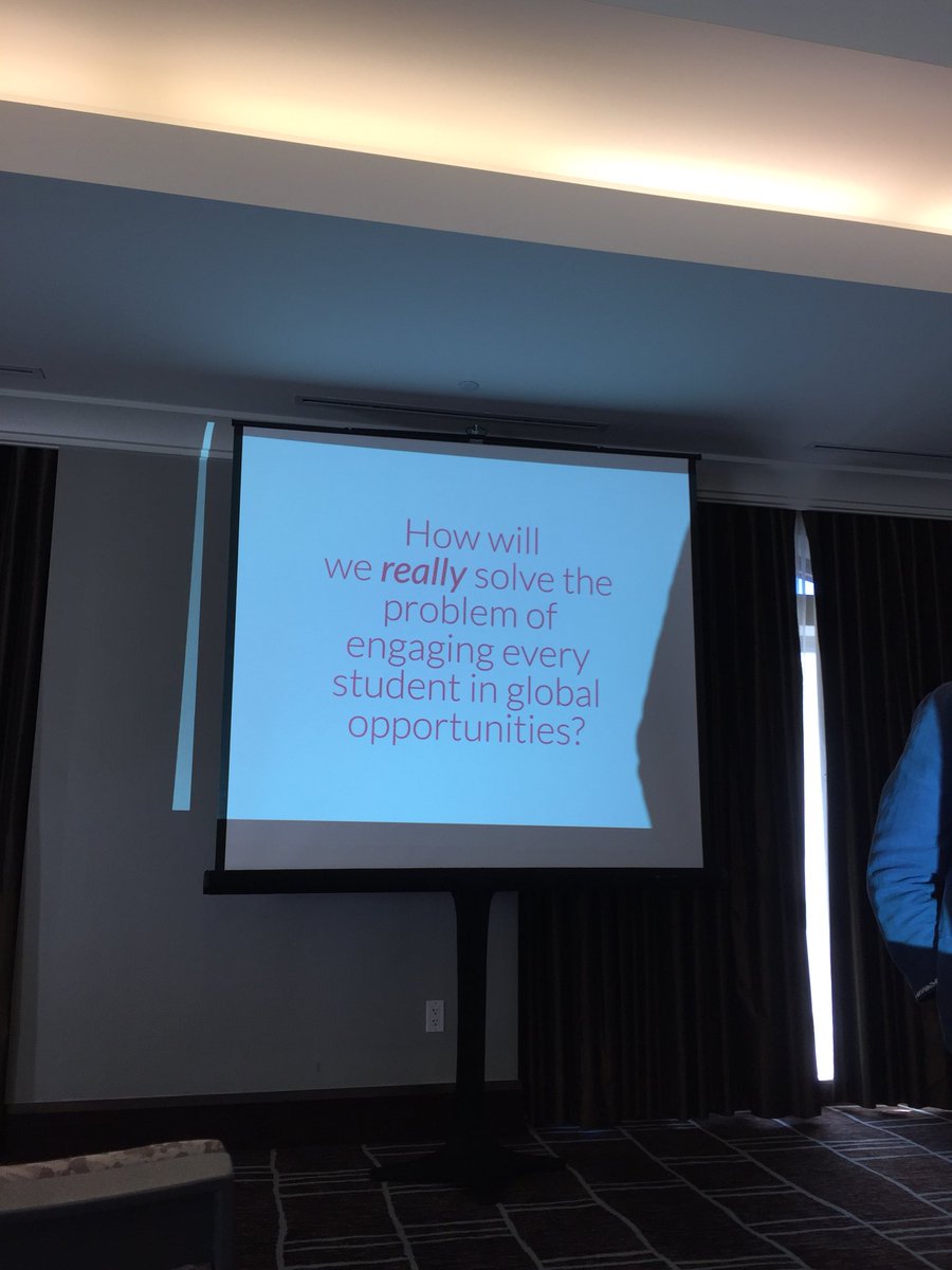 ericschueller's tweet photo. Talking education abroad and technology at #NAFSAV #HackIE https://t.co/zX5lyzua0F