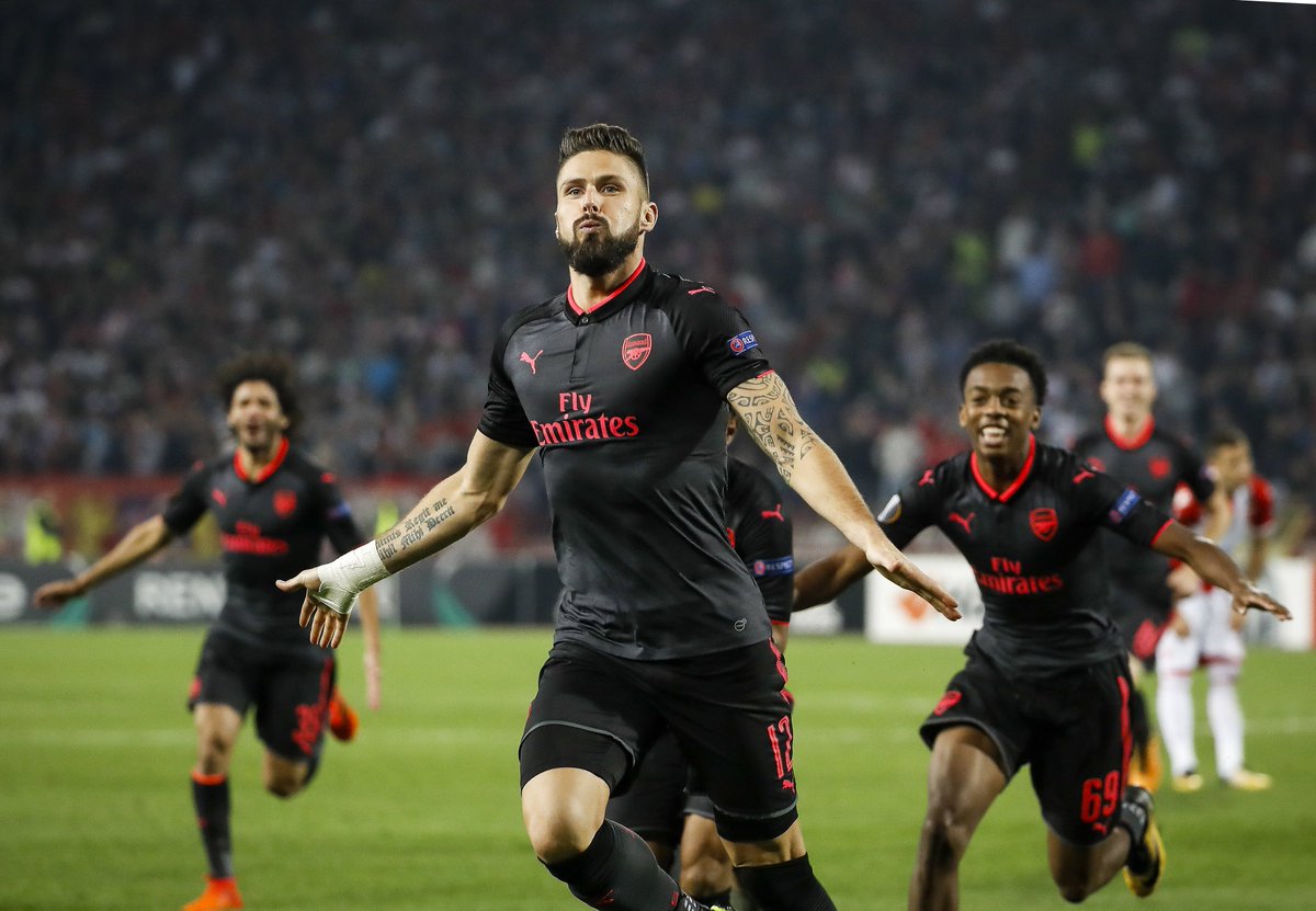 EuropaLeague's tweet photo. WOW. That strike by Giroud 😱🔥

👏👏👏👏👏👏👏👏👏👏👏👏

Have you seen a better goal this season?

#UEL https://t.co/L6CyY3ODdF