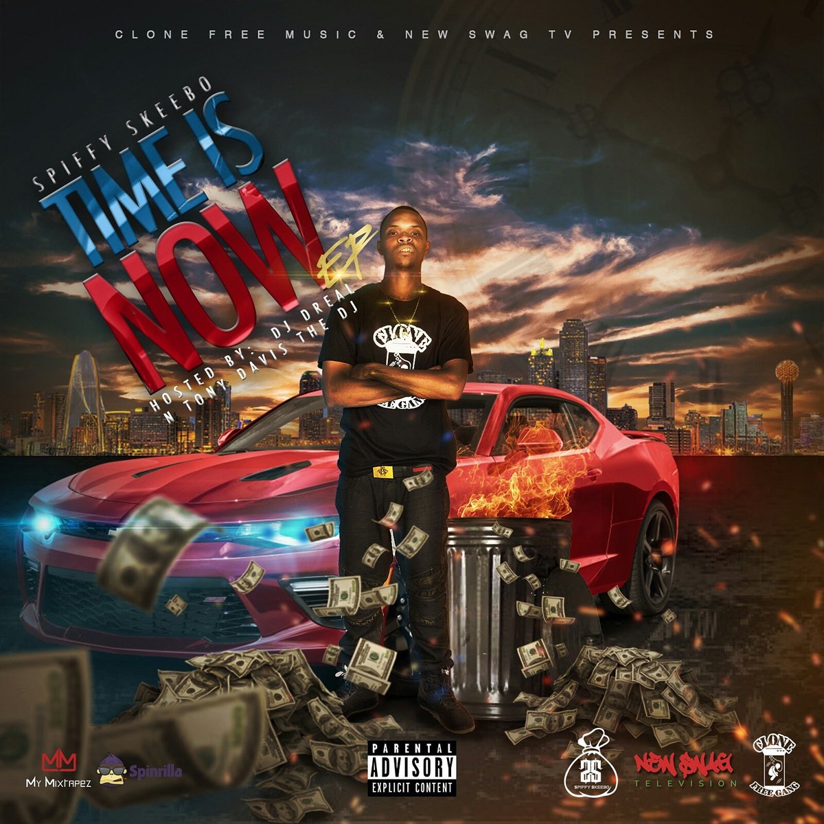 NewSwag_LaShay's tweet photo. #CLONEFREEMUSIC &amp; #NEWSWAGTV PRESENTS @IM_SKEE_BO #TIMEISNOWEP #OTW hosted by @djdreal &amp; @tonydavisthedj Will be available for download! https://t.co/uD7rAfIFcp