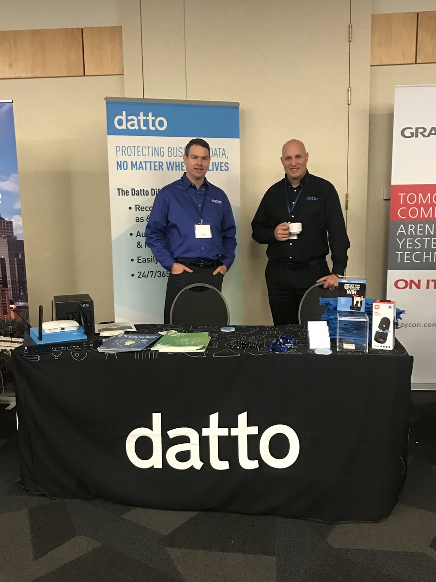 datto's tweet photo. Thrilled to be at @itechconference in Calgary today! Swing by our booth! #ITechCAL https://t.co/71mybRrF19