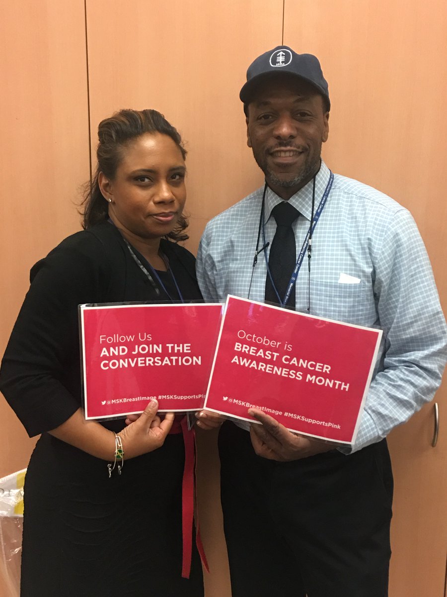 MSKBreastImage's tweet photo. #MSKSupportsPink &amp; our staff wants you to know we are here for you! #BCAM2017 #BreastCancerAwarenessMonth https://t.co/MSeWnUrt3K