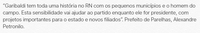 garibaldifilho's tweet photo. (A) Prefeitos de todas as regiões do RN tem enviado mensagens ao senador Garibaldi Filho devido a condução dele a presidência do diretório estadual do @pmdbrn https://t.co/wRzqiKiGXW