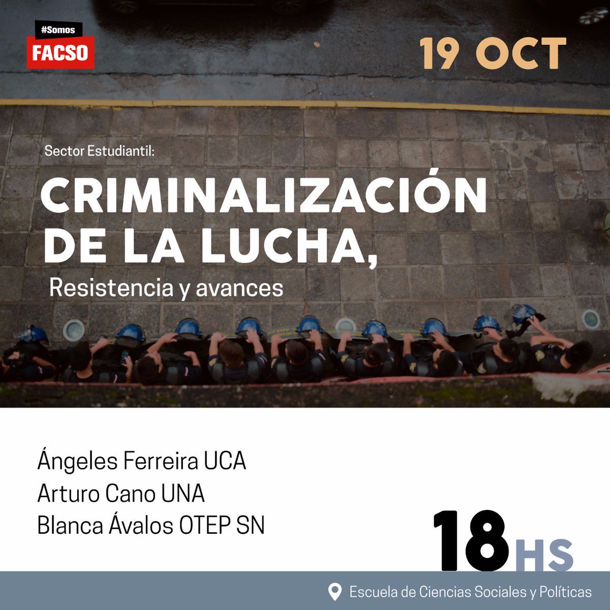 SomosFACSOpy's tweet image. ¡HOY!
#SomosFACSO #UNAnotecalles2017