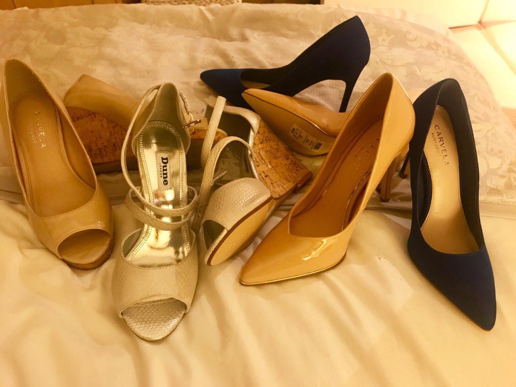 santababy100's tweet photo. @ianbeattie1 kindly picked up my parcel today โค๏ธ๐ #loveshoes #Carvela #Lispy #Dune #Happyfeet #notallaboutrunningshoes https://t.co/05iMQRzwzy