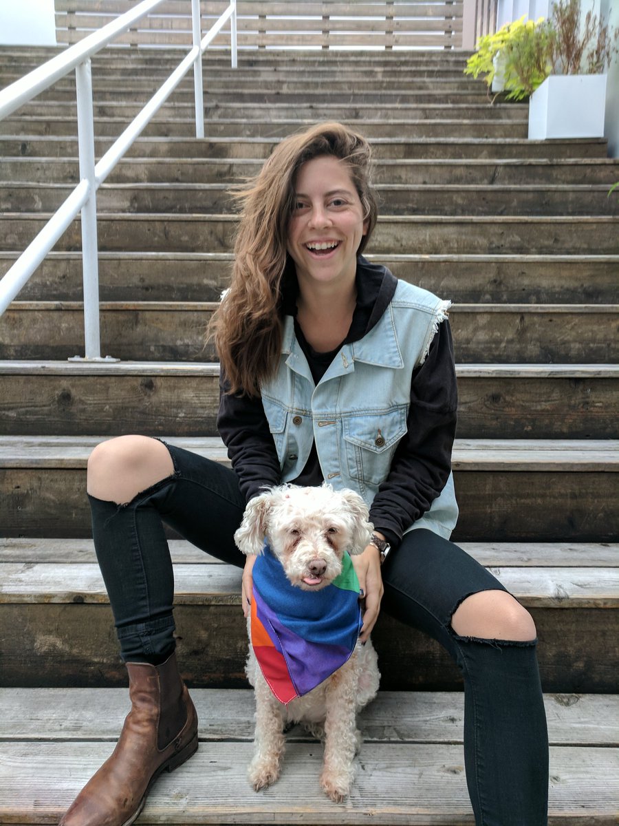 wethosco's tweet photo. Happy #SpiritDay from #Wethos CEO / Rogue Lesbian @rachren1 https://t.co/JdSkklft3k