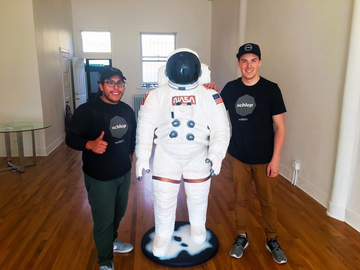 schlepit's tweet photo. #tbt to that time we schlepped something out of this world. Wait...that's every day! #strangeschlep #space #schlepit #astronaut https://t.co/mKVLcxJ9kt