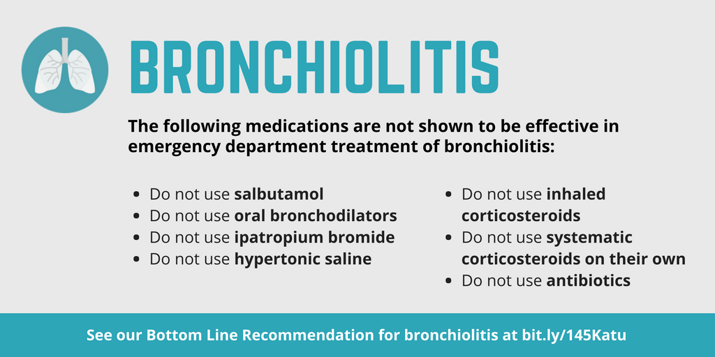 TREKKca's tweet photo. #Bronchiolitis is most common in the late fall &amp; winter months and commonly affects children younger than 2 years of age. See our recommendations for treating bronchiolitis | https://t.co/UlAECKtrol #PEM #FOAMed https://t.co/PU3MUd4tFn