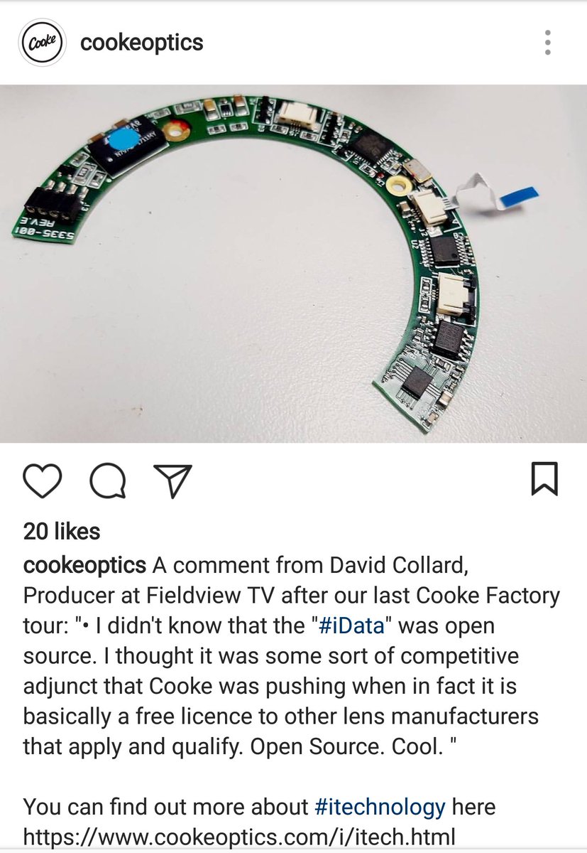cookeoptics's tweet photo. Did you know #CookeOptics #itechnology data was #opensource?
#idata #metadata #postproduction #filmproduction https://t.co/6GDSOhe629