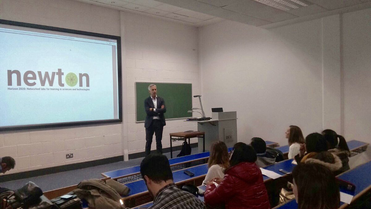 fabiods_it's tweet photo. We spoken about our experiences in Gamification and @NEWTONprojecteu at DCU Business School in Dublin. Thank you @RoLyonz for the invitation https://t.co/vEpHzb0fGQ