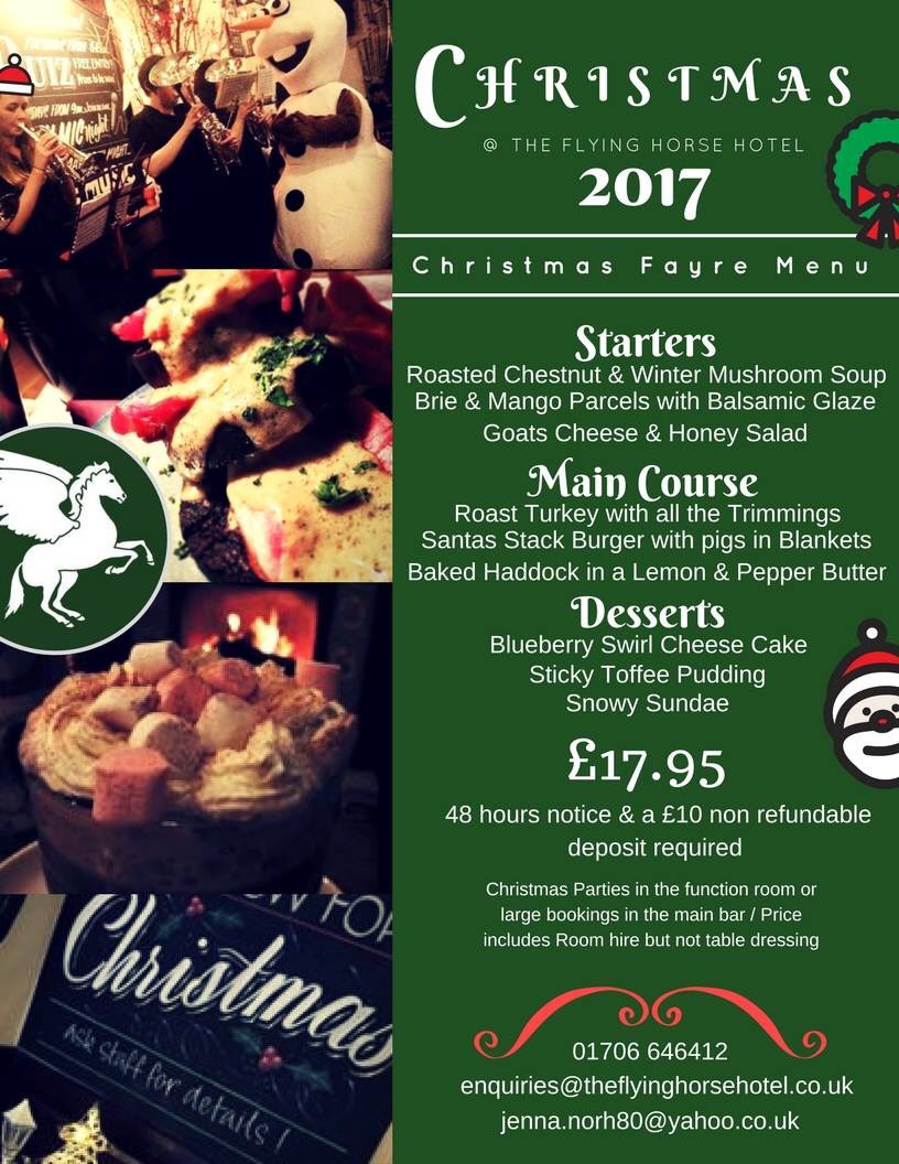 Our sister company getting ready for Christmas....and guess who cooks the food? 😜<a href="/FlyerRochdale/">The Flying Horse</a> <a href="/RochdaleCouncil/">Rochdale Borough Council</a> #xmasgrub