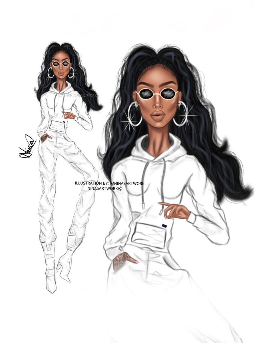 It’s ya girl riri! <a href="/rihanna/">Rihanna</a> instagram.com/p/BacO2A4DaXv/… #rihanna #RIHANNANAVY #FENTYxPUMA #FENTY #badgalriri #fashionillustration #vogue #artist