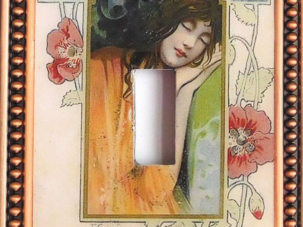 serra_artcraft's tweet photo. Art Nouveau Light Switch Cover, Vintage Postcard Art Light Swit… https://t.co/KCbcyBBgho #SerraCraft #ArtLightSwitch https://t.co/Y9lXNIX4XH