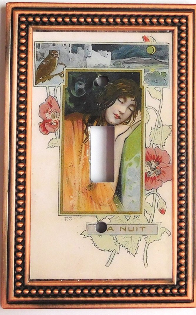 serra_artcraft's tweet photo. Art Nouveau Light Switch Cover, Vintage Postcard Art Light Swit… https://t.co/KCbcyBBgho #SerraCraft #ArtLightSwitch https://t.co/Y9lXNIX4XH