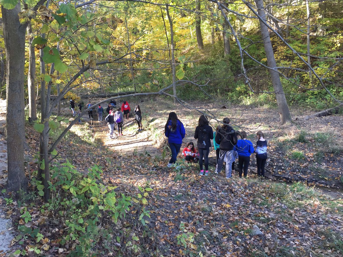 Check out our 7th graders learning about the Ravine ecosystem at Rosewood Beach <a href="/nwhuskies/">Northwood Middle School</a> #112pride