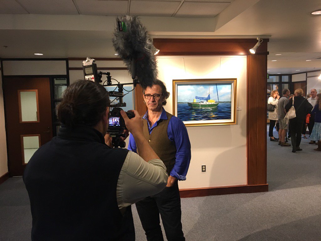 EricLutes's tweet photo. My Coastal Institute show was a huge success. #ericlutesart #coastalinstitute #universityofrhodeisland https://t.co/I2w0KODo6F