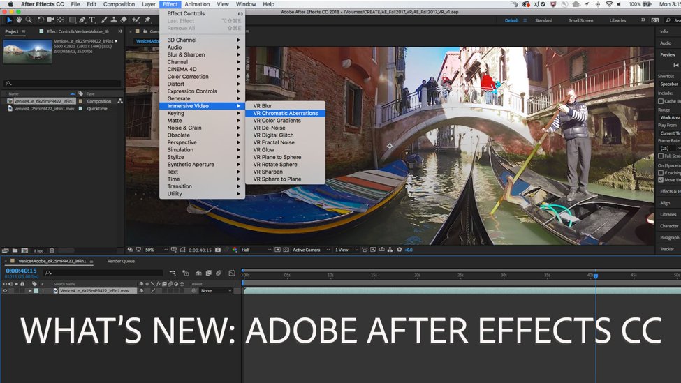AdobeAE's tweet image. After Effects CC improves motion graphics creation &amp;amp; delivers faster, higher quality VR: adobe.ly/2kZ12jw

#AfterEffects