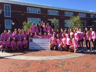 MHSPPAL's tweet photo. MHS Girls Soccer raised $750.00 for the  American Cancer Association during Breast Cancer Awareness Month. #WeRMarshfield https://t.co/Q1OLrAmTNs