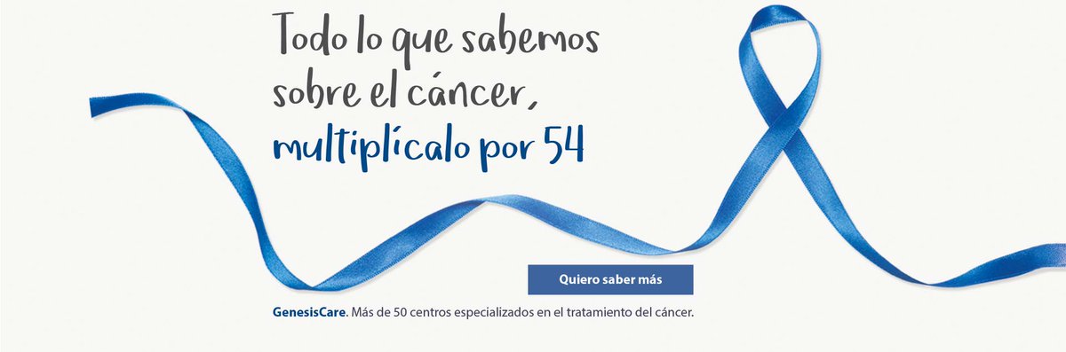 Oncosur's tweet photo. Síguenos en las redes sociales como GenesisCare España.
@GenesisCareES https://t.co/PQwBNHr3E2