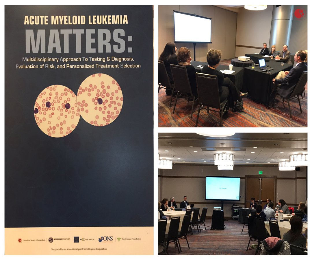 ASH_hematology's tweet photo. Don't miss next week's free #AMLMATTERS summit in Philadelphia to earn CME credit https://t.co/bXhgZNZHDz https://t.co/dPW0Xkkkm4