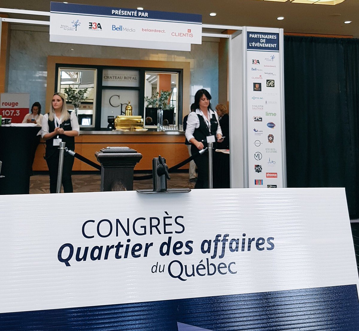 Academos_'s tweet photo. Présent au Congrès Quartier des affaires du Québec #CQAQ organisé par @Reseau_RGAQ. Plein de rencontres de professionnels passionnés! https://t.co/GVx5V410BL