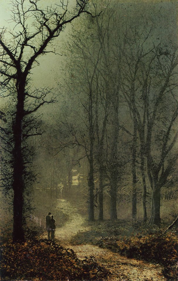 garbomodels's tweet photo. John Atkinson Grimshaw - "Lovers in a wood" (1873). | #art #painting #SpiritDay #TradingToGlory https://t.co/p4S5wn0zM6
