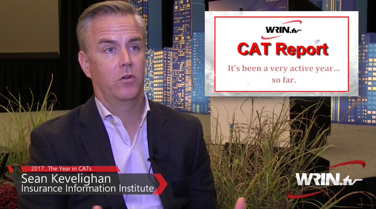 Will 2017 be a record year for #catastrophe #losses ? @III_Research CEO <a href="/III_SeanK/">Sean Kevelighan</a> opines <a href="/WRINtv/">WRIN.tv</a> WATCH NOW: ht.ly/zytq30g00DE
