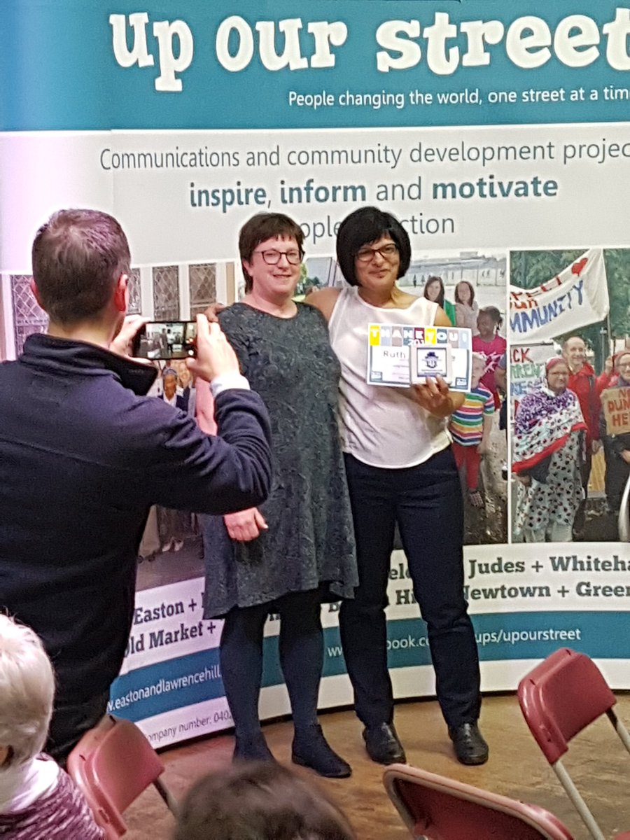 voscur's tweet photo. @upourstreet #ELHTY @ThangamMP Ruth Cochrane @HannahMorePri 'Community Partner' award. Committed, creative &amp;practical for everyone's benefit https://t.co/SoRmbWWAoY