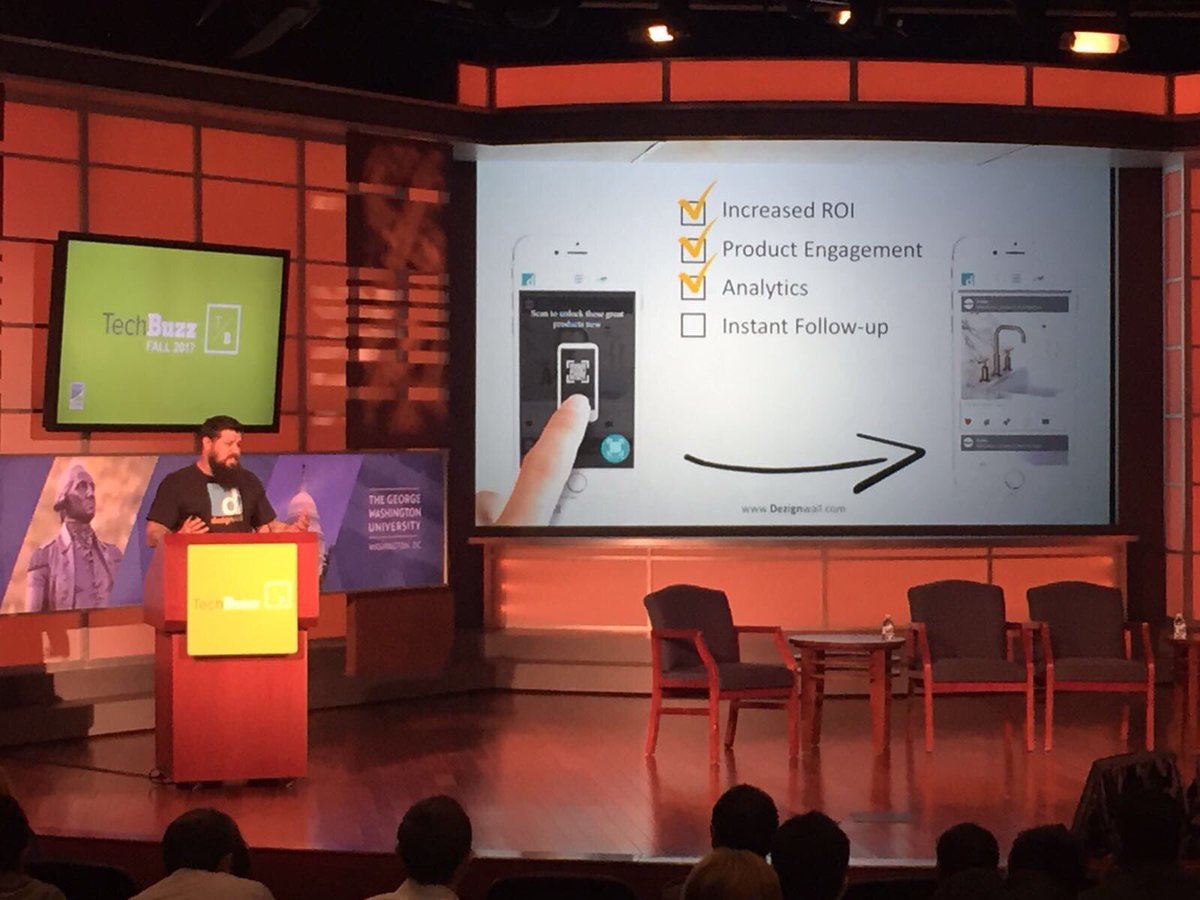 elcongolocho's tweet photo. RT BlueCartHQ "DEZIGNWALL presenting their app targeted toward the design community #TechBUZZ2017 MAVACapCon #inve… https://t.co/68UtZkKiCV"