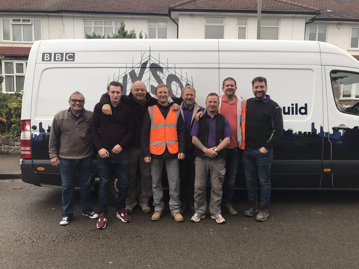 A few of out team meeting the Diy sos team. Great to help out <a href="/MrNickKnowles/">Nick Knowles</a>