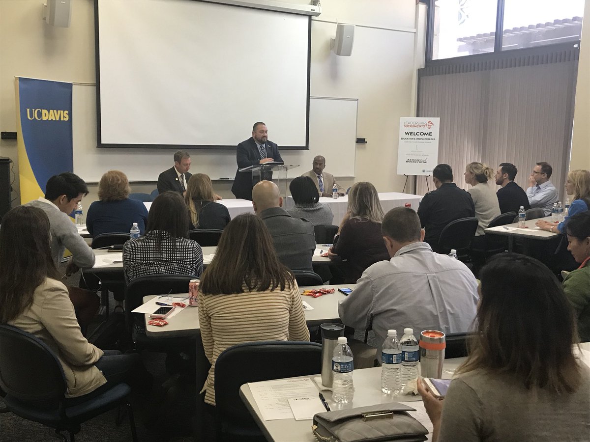 Education &amp; Innovation Day!  #LS17 learning from <a href="/UCDChancellor/">UC Davis Chancellor</a> Gary S. May &amp; <a href="/LosRiosColleges/">Los Rios Colleges</a> Chancellor Brian King