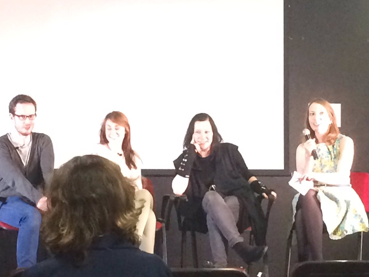 leeonaduff's tweet photo. @filmbase at #NoBudgets screening and QandA for @DEMONHUNTERFilm #demonhunter #irishfilm #femaledirector #WomenInFilm @Scannain_com https://t.co/ak8ql5k5dz