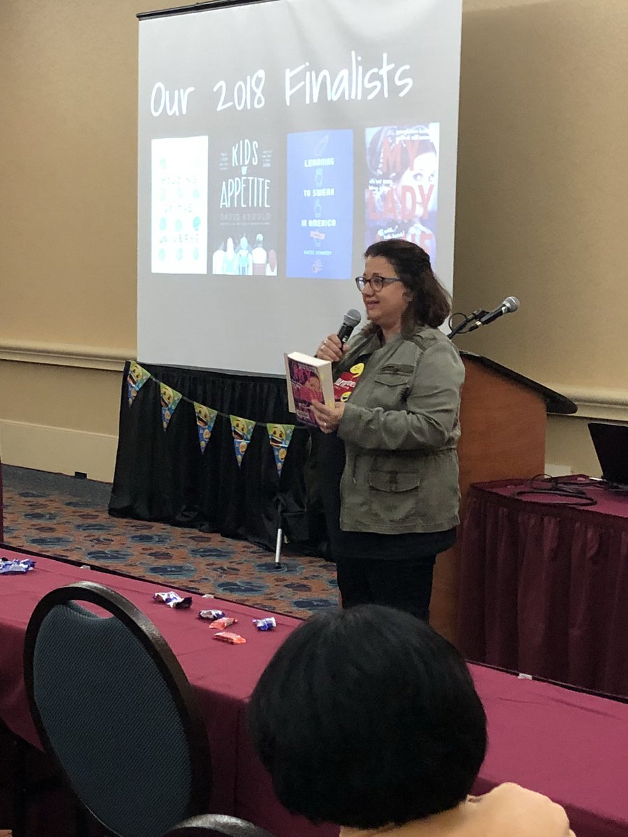 dhaneski's tweet photo. #FTR2017 #FAME2017 @MSDlibrarymedia book talking 2017/18 FTR Books with my library media Peeps #FLTEENSread https://t.co/DlfSKiWAlY