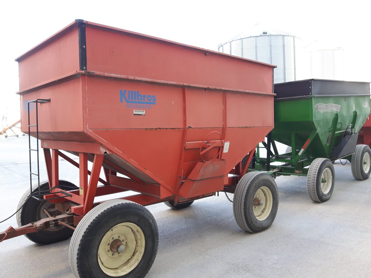 Two wagons simular to these stolen from farm near #hensall.  PM me if you have seen them.