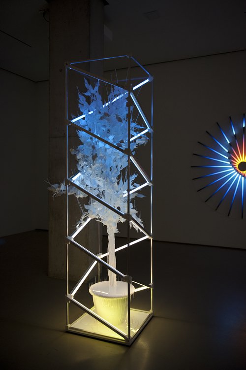 "Render(Tree)" by <a href="/jamesclar/">James Clar</a>! This #tbt shot is from his 2016 solo show "False Awakenings" bit.ly/2znUaOS