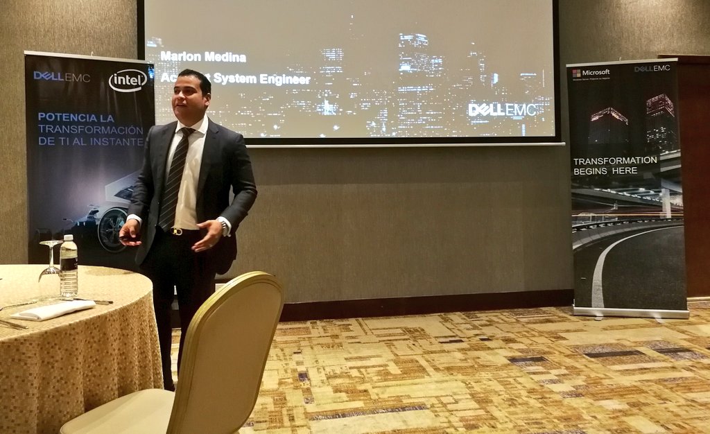 manuLrios's tweet photo. "Debemos enfocarnos en innovación, ni en integración de IT"
-Marlon Medina
#DellEMC 🇵🇦 Account System Engineer
#ReadySolution
#DellEMCPanama https://t.co/NxgqwKWCOa