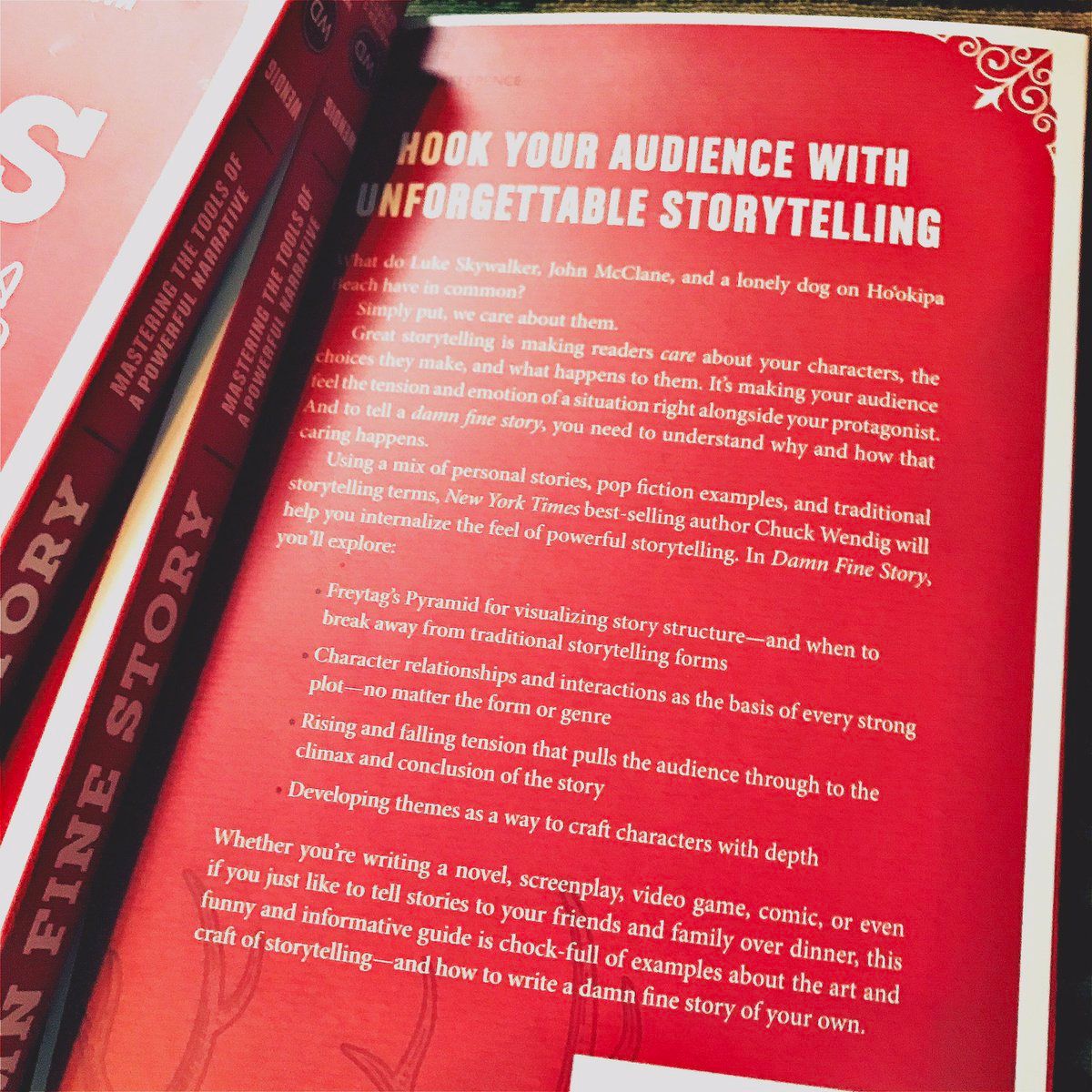 fwmedia's tweet photo. Happy Release Week! @ChuckWendig #DamnFineStory https://t.co/vXUFZdkL3O https://t.co/aDeVa5SYZF