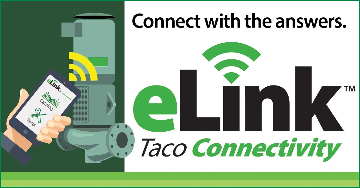 TacoComfort's tweet image. Connect with the answers at your fingertips with #eLink, Taco Comfort Solutions’ wireless #connectivity platform: bit.ly/2gnSy0j